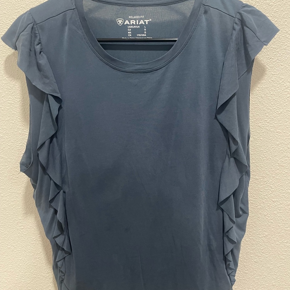 Ariat Women's Slate Ruffle Tank Top